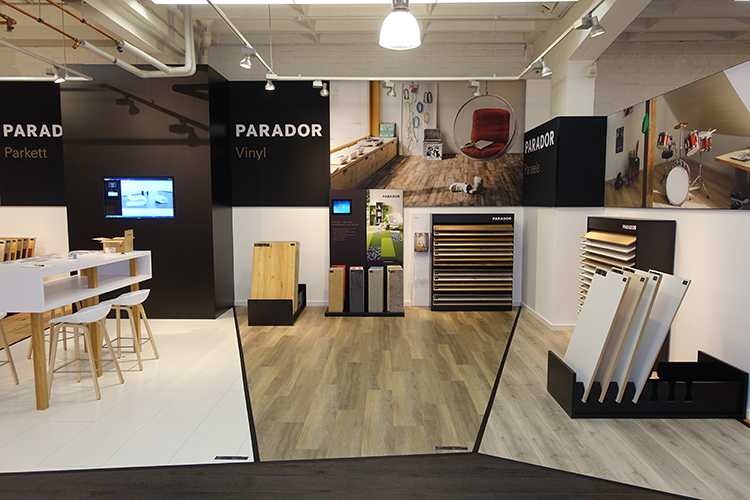 Neues Parador Studio – Vinylboden