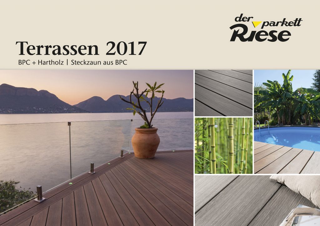 Garten- und Terrassenkatalog 2017 Cover von Der Parkett Riese