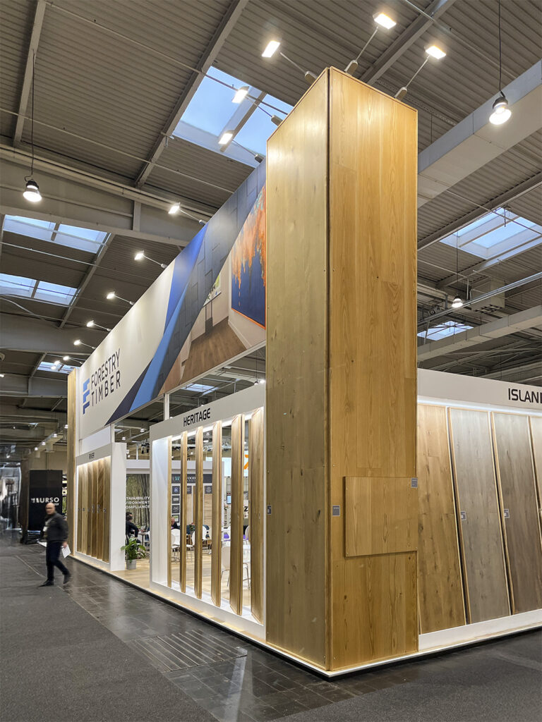 Domotex 2024 –Messestand Außen